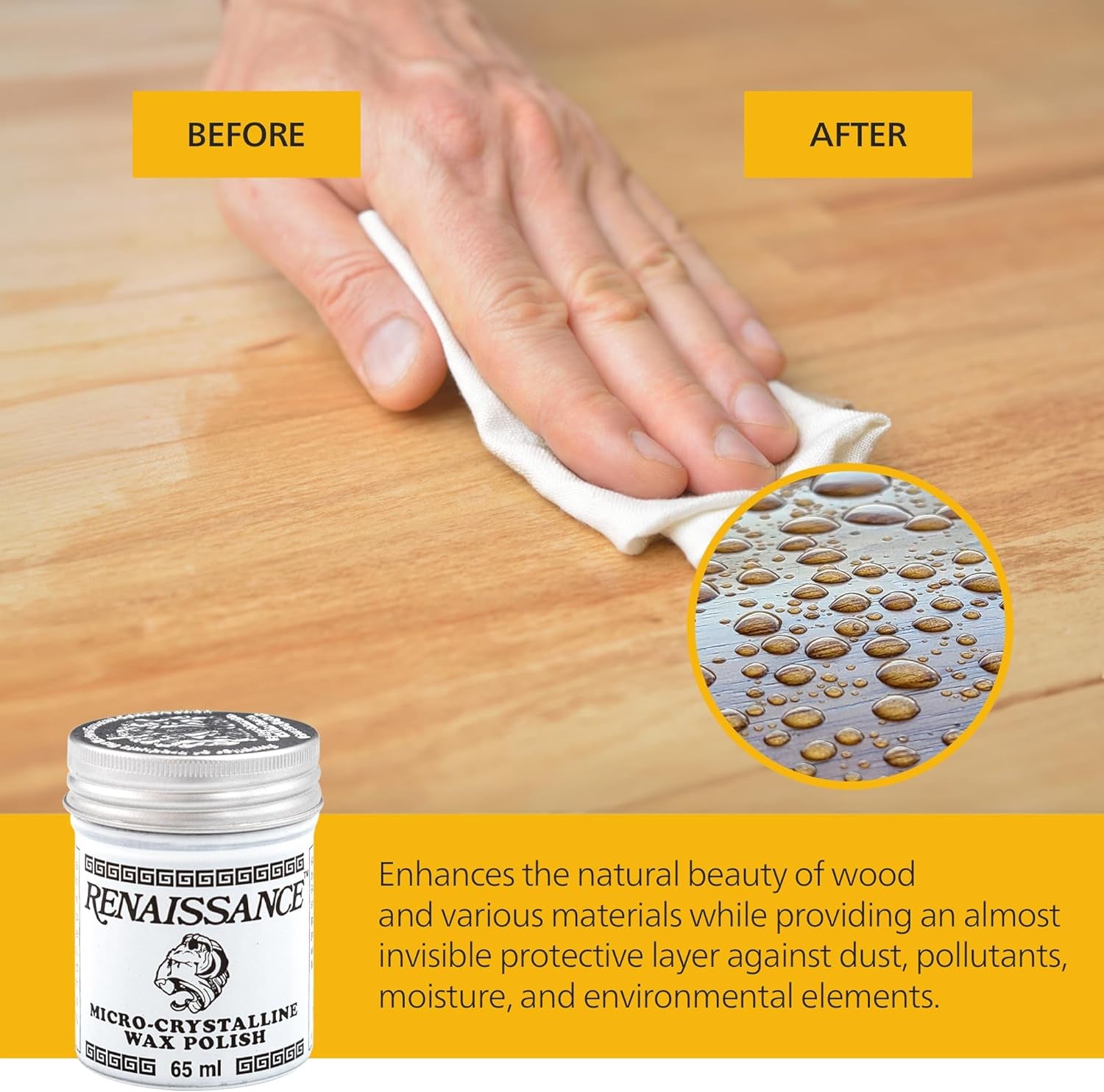 Renaissance Micro-Crystalline Wax Polish (65 Ml)
