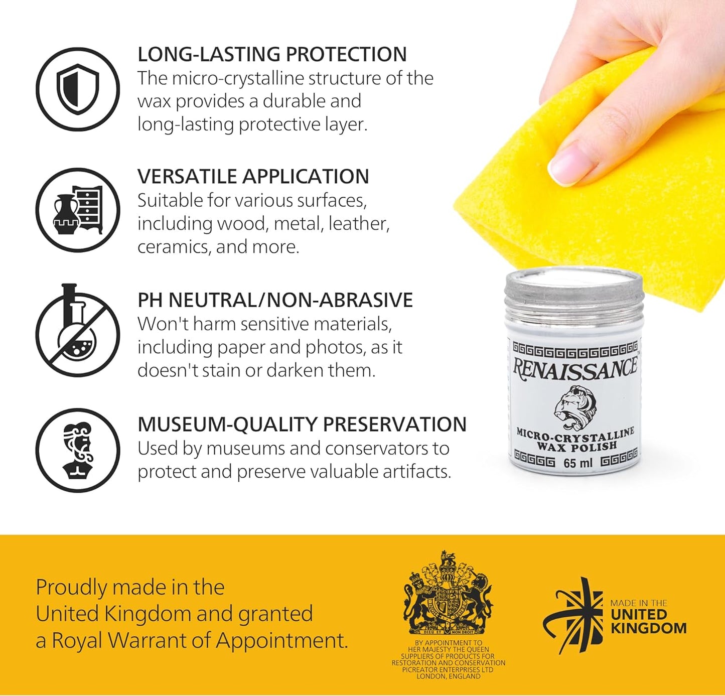 Renaissance Micro-Crystalline Wax Polish (65 Ml)