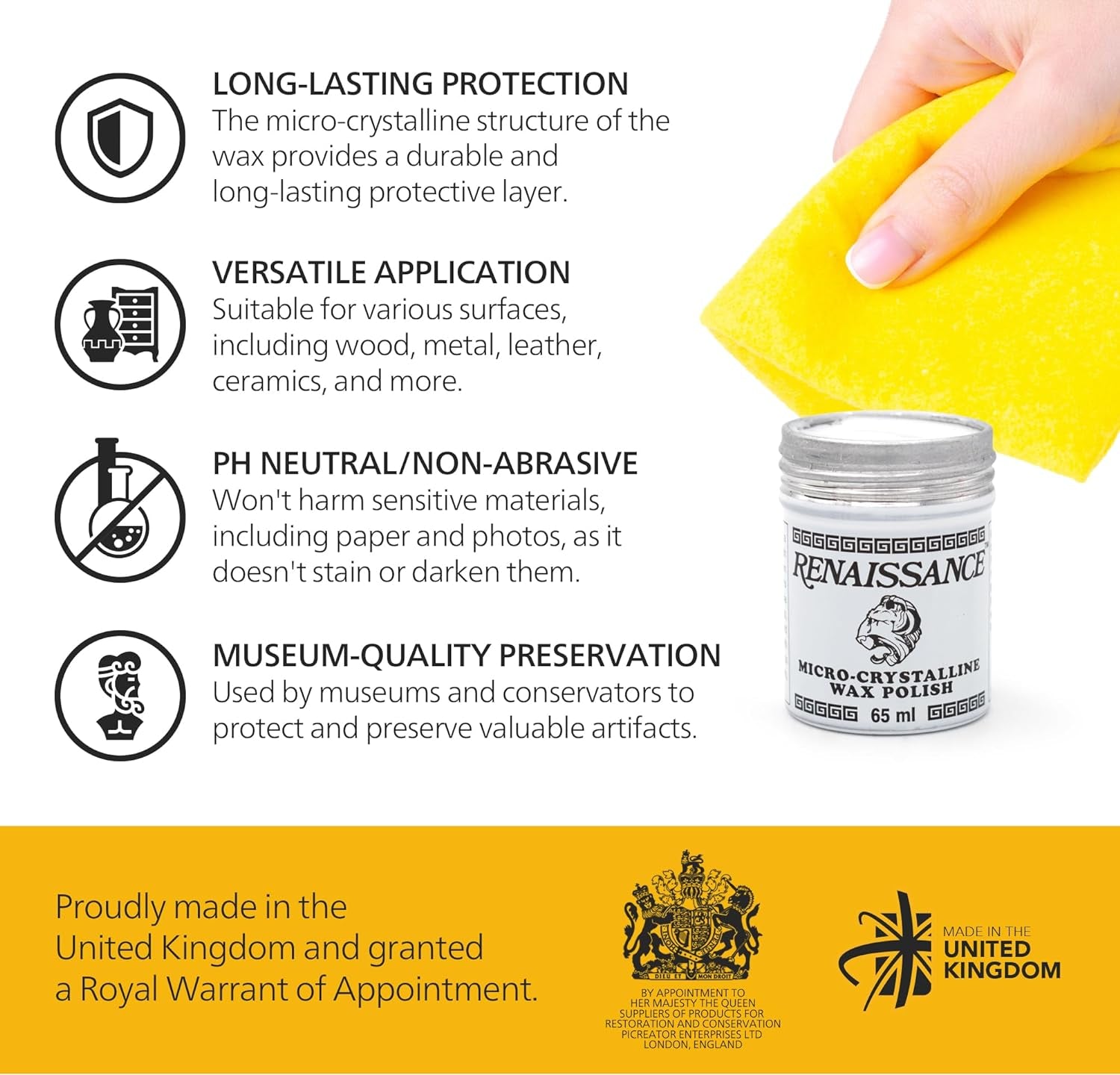 Renaissance Micro-Crystalline Wax Polish (65 Ml)